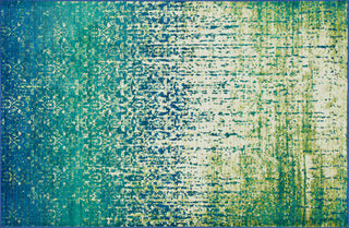 Loloi Madeline MZ-07 Blue Cascade Area Rug aerial 5 x 8