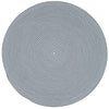 Loloi In/Out IO-01 Blue Machine Loomed Area Rug aerial 7-10 x 7-10 round