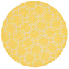 Loloi Ventura HVT08 Yellow / Ivory Area Rug 7'10'' X 7'10'' Round