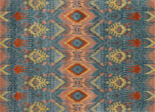 Loloi Leyda LY-01 Blue Hand Tufted Area Rug aerial 7-1 x 11
