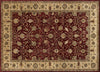 Loloi Yorkshire YK-04 Red / Light Gold Area Rug aerial 7-1 x 11