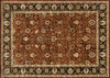 Loloi Yorkshire YK-04 Rust / Expresso Area Rug aerial 7-1 x 11