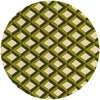 Loloi Venice Beach VB-12 Green Trellis Area Rug 7'10'' X 7'10'' Round