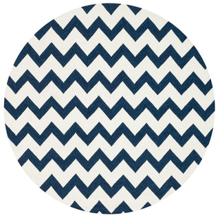 Loloi Venice Beach VB-17 Ivory / Ink Area Rug 7'10'' X 7'10'' Round