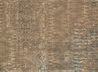 Loloi Journey JO-03 Stone / Blue Area Rug aerial 7-6 x 10-5