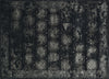 Loloi Journey JO-08 Black / Charcoal Area Rug aerial 7-6 x 10-5