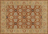 Loloi Laurent LE-02 Redwood / Moss Hand Knotted Area Rug aerial 7-9 x 9-9