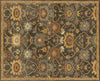 Loloi Underwood UN-01 Charcoal / Gold Area Rug aerial 7-9 x 9-9