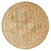 Loloi Rylan RL-06 Multi / Ivory Area Rug aerial 7 x 7 rounds
