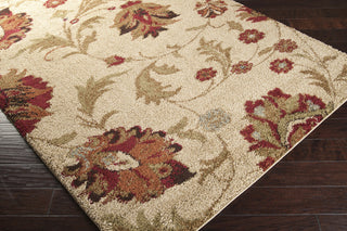 Surya Alfredo AFR-3300 Beige Machine Loomed Area Rug Corner Shot