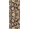 Surya Alfredo AFR-3301 Black Area Rug 2'7'' x 7'3'' Runner