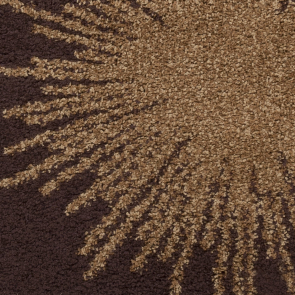 Surya Alfredo AFR-3305 Chocolate Machine Loomed Area Rug Sample Swatch