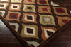 Surya Alfredo AFR-3307 Chocolate Machine Loomed Area Rug Corner Shot
