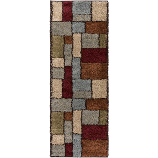 Surya Alfredo AFR-3311 Chocolate Area Rug 2'7'' x 7'3'' Runner