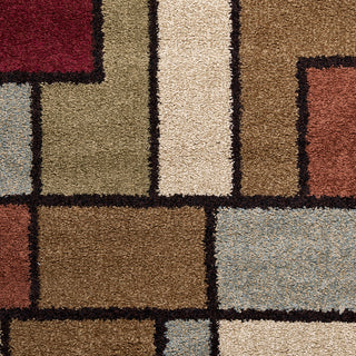 Surya Alfredo AFR-3311 Chocolate Machine Loomed Area Rug Sample Swatch