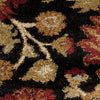 Surya Alfredo AFR-3313 Black Machine Loomed Area Rug Sample Swatch