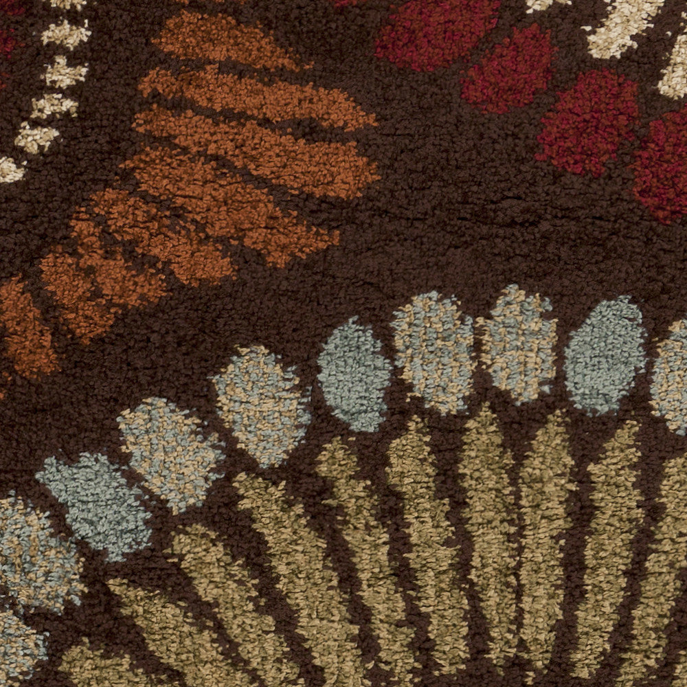 Surya Alfredo AFR-3314 Black Machine Loomed Area Rug Sample Swatch