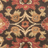 Surya Alfredo AFR-3314 Black Machine Loomed Area Rug Sample Swatch
