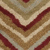 Surya Alfredo AFR-3317 Burgundy Machine Loomed Area Rug Sample Swatch