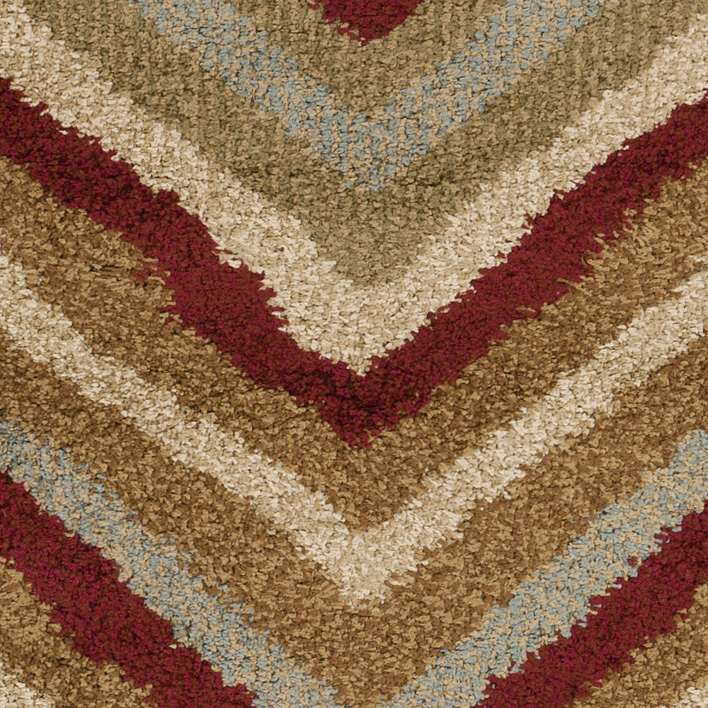 Surya Alfredo AFR-3317 Burgundy Machine Loomed Area Rug Sample Swatch