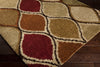 Surya Alfredo AFR-3319 Burgundy Machine Loomed Area Rug Corner Shot