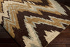 Surya Alfredo AFR-3322 Chocolate Machine Loomed Area Rug Corner Shot