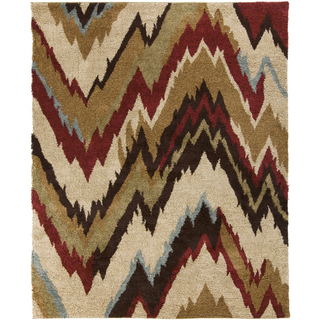 Surya Alfredo AFR-3323 Burgundy Area Rug 7'10'' x 9'10''