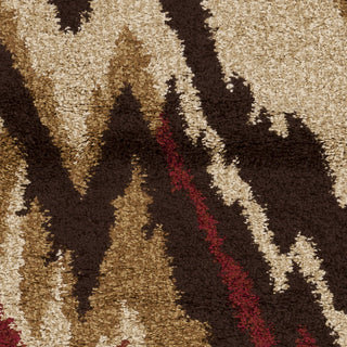 Surya Alfredo AFR-3323 Burgundy Machine Loomed Area Rug Sample Swatch