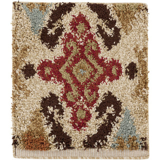 Surya Alfredo AFR-3326 Beige Machine Loomed Area Rug 16'' Sample Swatch