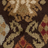 Surya Alfredo AFR-3329 Chocolate Machine Loomed Area Rug Sample Swatch
