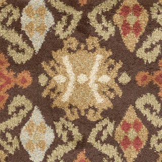 Surya Alfredo AFR-3329 Chocolate Machine Loomed Area Rug Sample Swatch