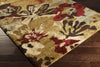 Surya Alfredo AFR-3333 Gold Machine Loomed Area Rug Corner Shot