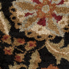 Surya Alfredo AFR-3334 Black Machine Loomed Area Rug Sample Swatch