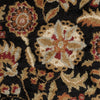 Surya Alfredo AFR-3334 Black Machine Loomed Area Rug Sample Swatch