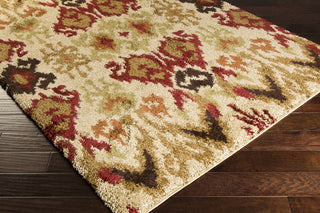 Surya Alfredo AFR-3335 Beige Machine Loomed Area Rug Corner Shot