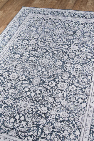 Momeni Afshar AFS-8 Charcoal Area Rug Corner Image