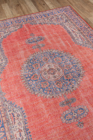 Momeni Afshar AFS12 Red Area Rug Corner Image