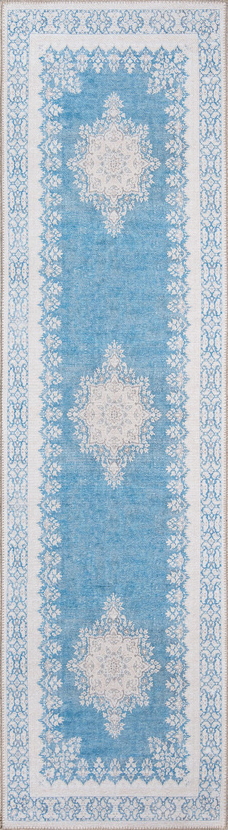 Momeni Afshar AFS23 Blue Area Rug Runner Image