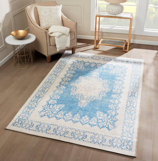 Momeni Afshar AFS23 Blue Area Rug Main Image Feature