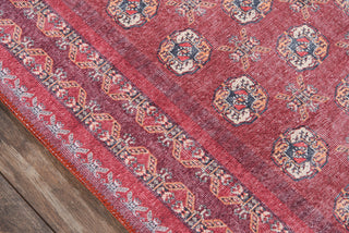 Momeni Afshar AFS26 Red Area Rug Close up