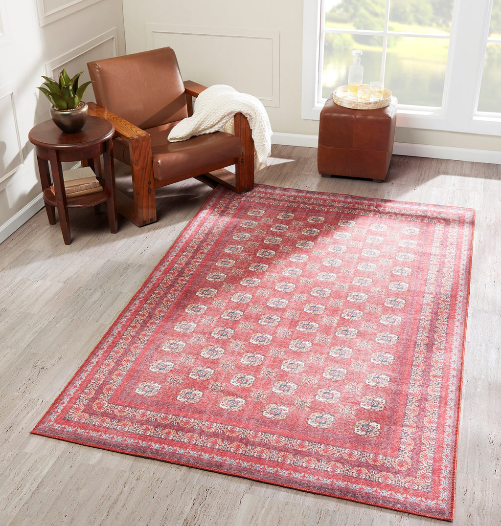 Momeni Afshar AFS26 Red Area Rug Main Image Feature