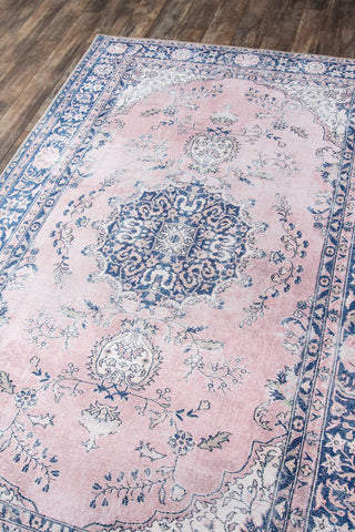 Momeni Afshar AFS30 Pink Area Rug Corner Image Feature