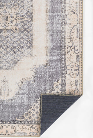 Momeni Afshar AFS35 Denim Area Rug Close up