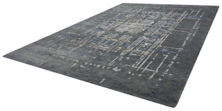 Rizzy Avant-Garde AG8796 Blue Area Rug Angle Shot