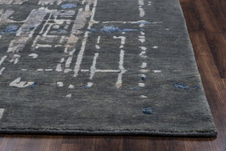 Rizzy Avant-Garde AG8796 Blue Area Rug Edge Shot