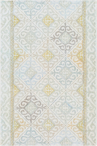 Surya Antigua AGA-1005 Taupe Sage Khaki Olive Beige Tan Ice Blue Area Rug main image