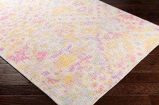Surya Antigua AGA-1008 Lilac Bright Pink Beige Purple Olive Yellow Camel Area Rug Corner Image