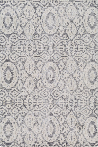 Surya Antigua AGA-1012 Charcoal Cream Pale Blue Area Rug main image