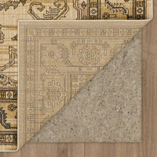 Karastan Bedouin Aghstafa Gold Area Rug Back Image