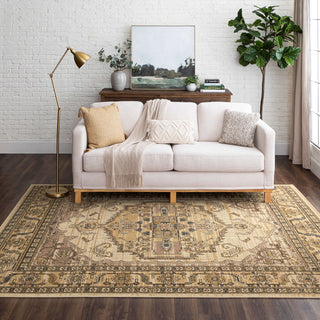 Karastan Bedouin Aghstafa Gold Area Rug Lifestyle Image